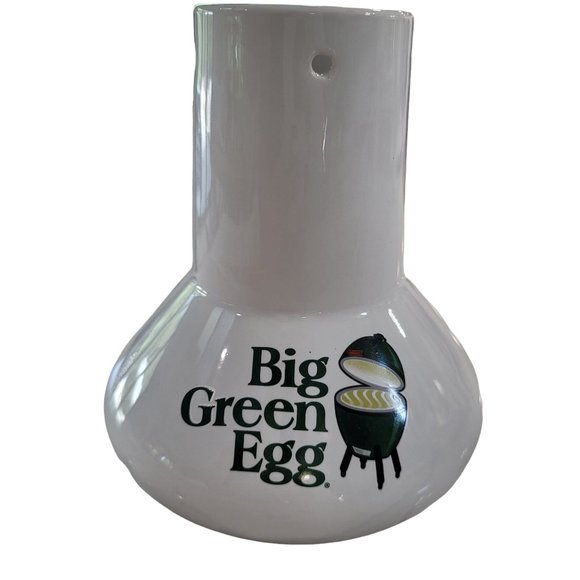 Big Green Egg Ceramic Small Chicken Roaster Beer Can Chicken Stand 4” Tall - Picture 2 of 5